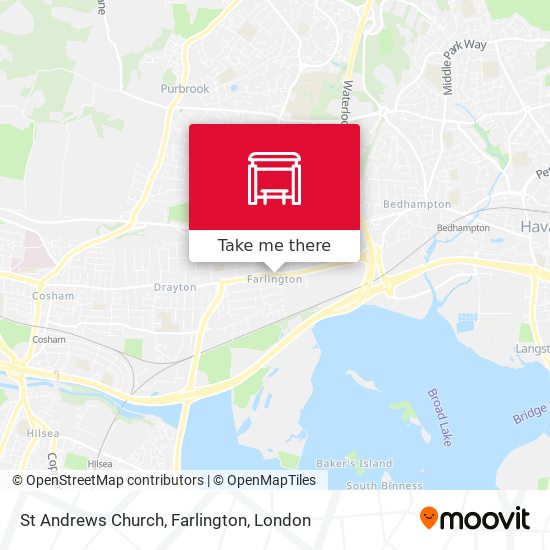 St Andrews Church, Farlington map