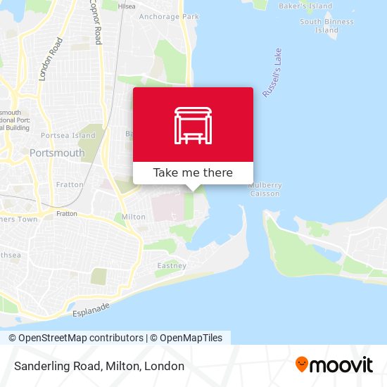 Sanderling Road, Milton map