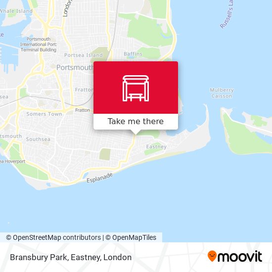 Bransbury Park, Eastney map