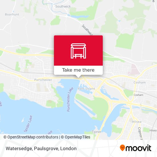 Watersedge, Paulsgrove map