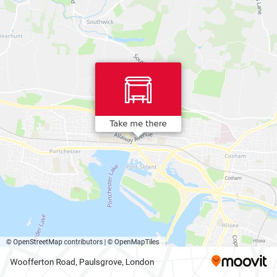 Woofferton Road, Paulsgrove map