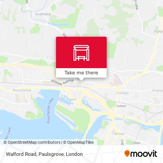 Walford Road, Paulsgrove map