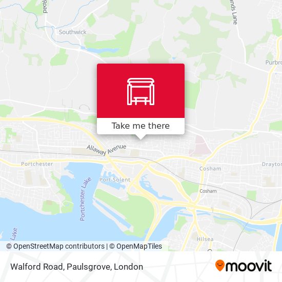 Walford Road, Paulsgrove map