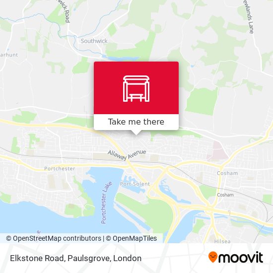 Elkstone Road, Paulsgrove map