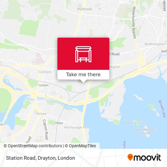 Station Road, Drayton map