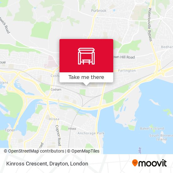 Kinross Crescent, Drayton map