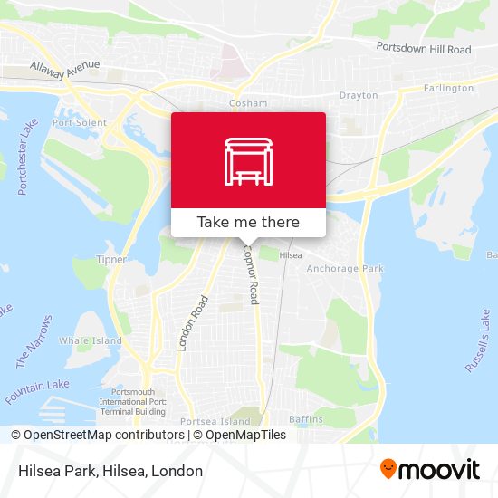Hilsea Park, Hilsea map