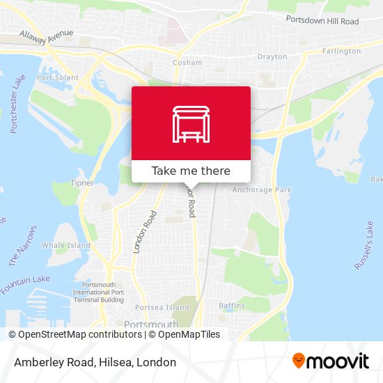 Amberley Road, Hilsea map