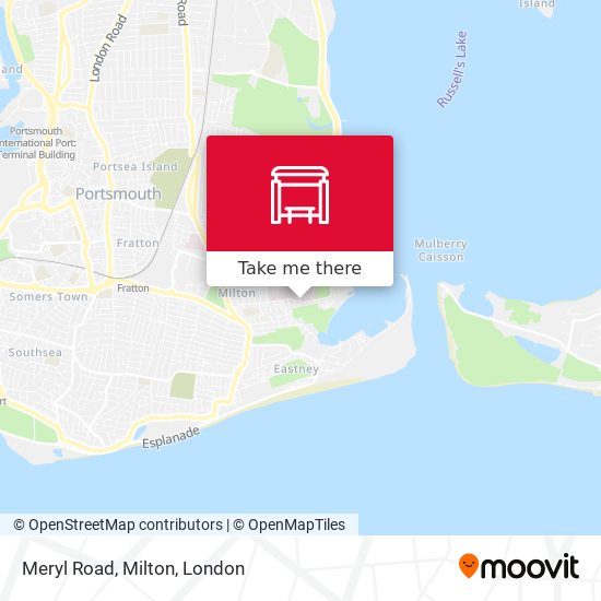 Meryl Road, Milton map