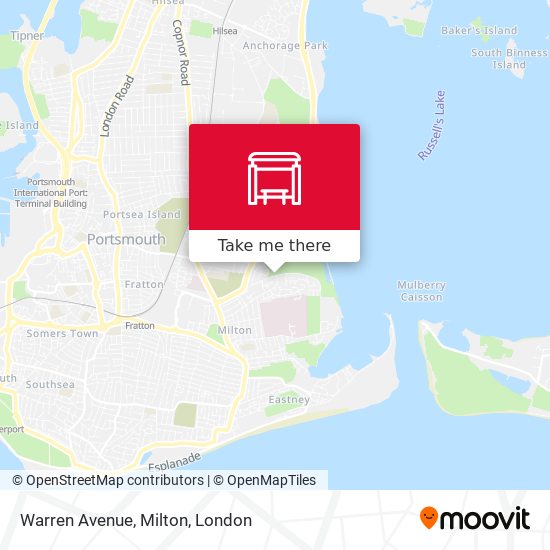 Warren Avenue, Milton map