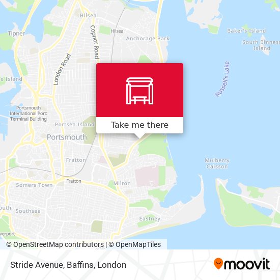 Stride Avenue, Baffins map
