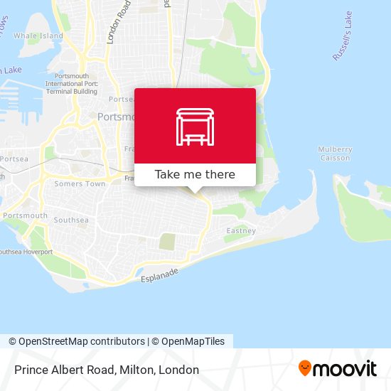 Prince Albert Road, Milton map