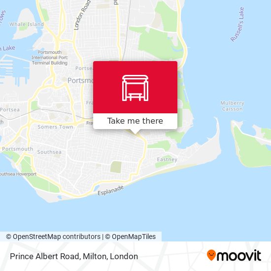 Prince Albert Road, Milton map