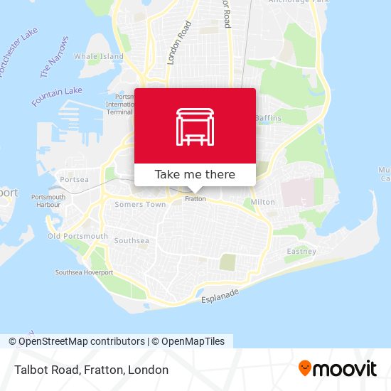 Talbot Road, Fratton map