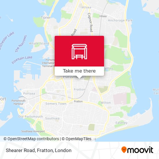 Shearer Road, Fratton map