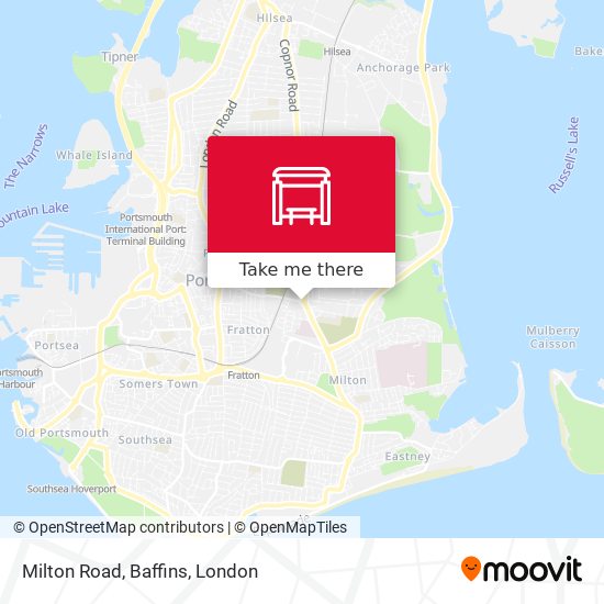 Milton Road, Baffins map