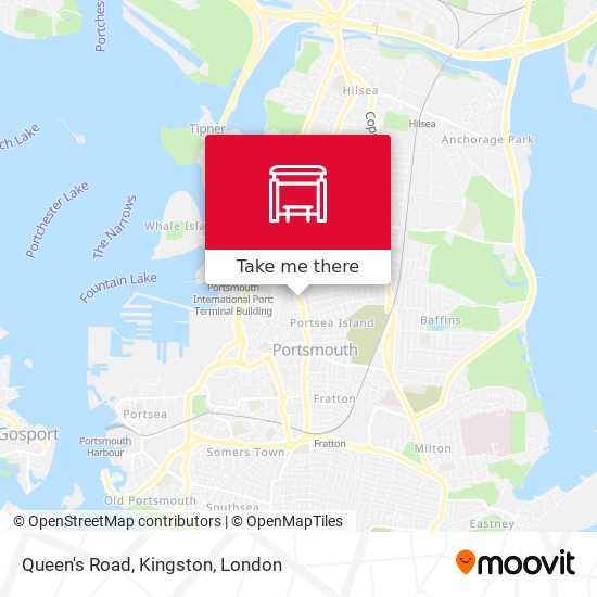 Queen's Road, Kingston map