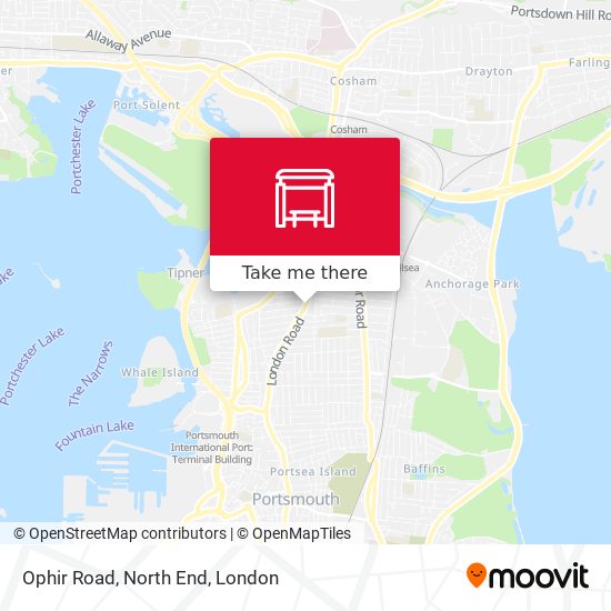 Ophir Road, North End map