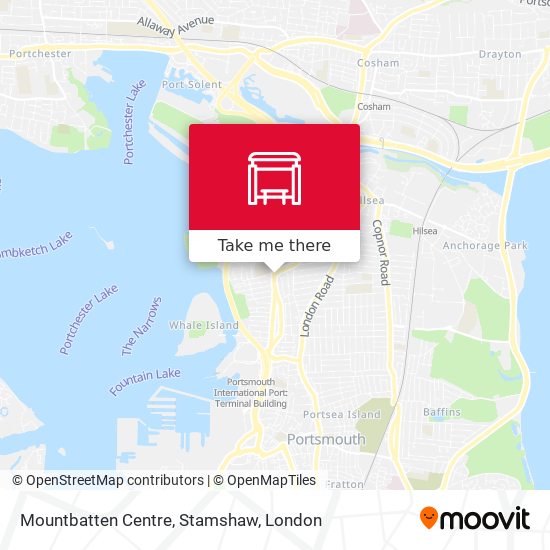 Mountbatten Centre, Stamshaw map