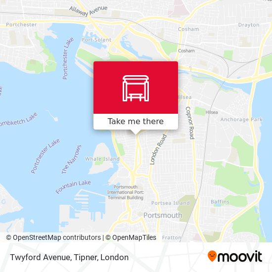 Twyford Avenue, Tipner map