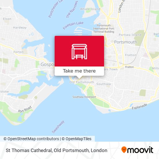 St Thomas Cathedral, Old Portsmouth map
