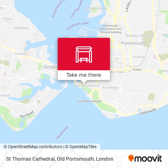 St Thomas Cathedral, Old Portsmouth map