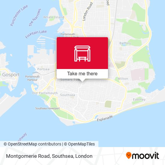 Montgomerie Road, Southsea map