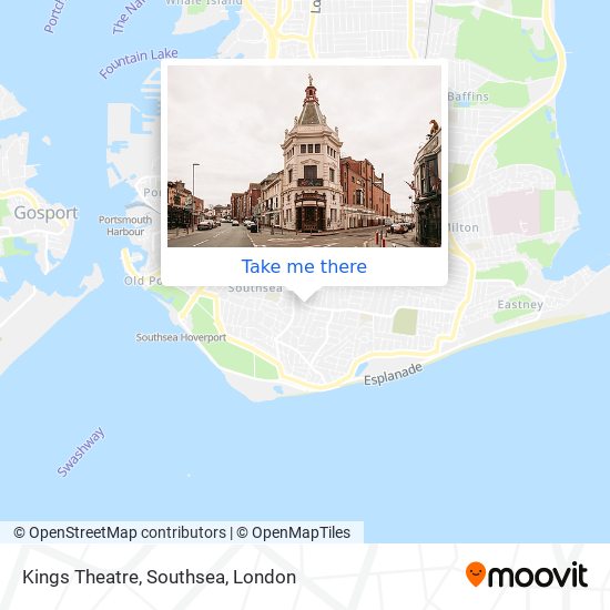 Kings Theatre, Southsea map