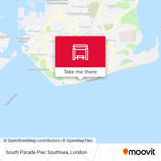 South Parade Pier, Southsea map