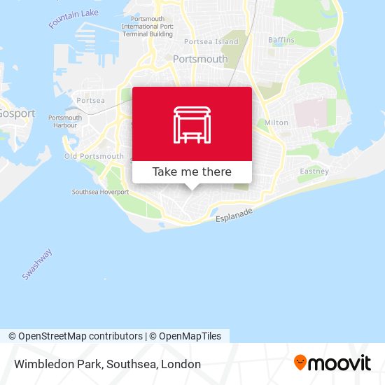Wimbledon Park, Southsea map