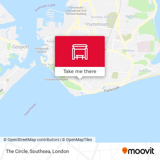 The Circle, Southsea map