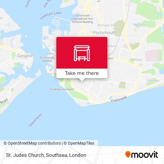 St. Judes Church, Southsea map