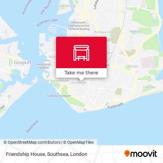 Friendship House, Southsea map