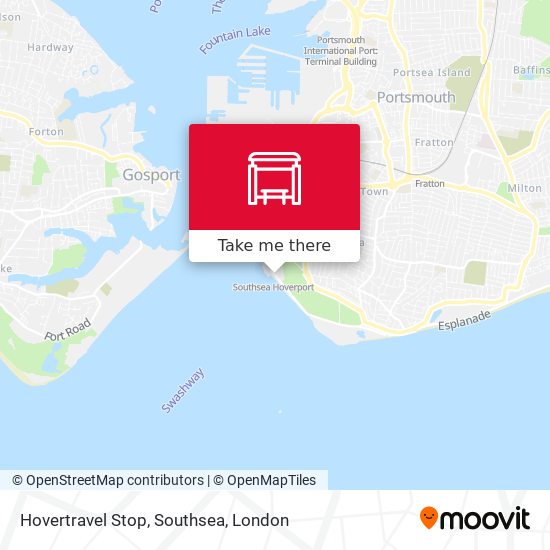 Hovertravel Stop, Southsea map