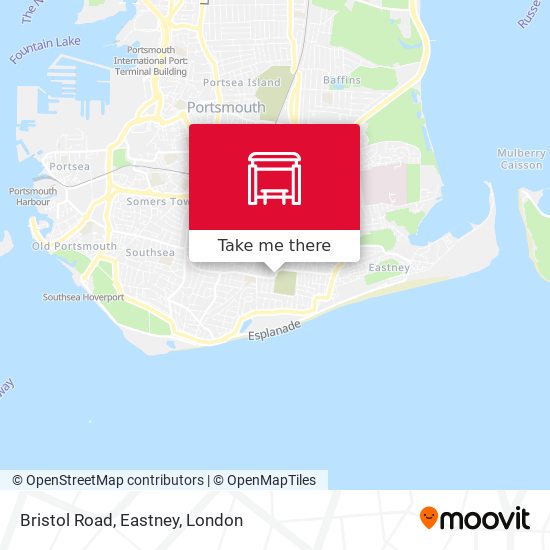 Bristol Road, Eastney map