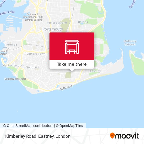 Kimberley Road, Eastney map