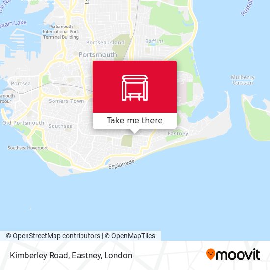Kimberley Road, Eastney map