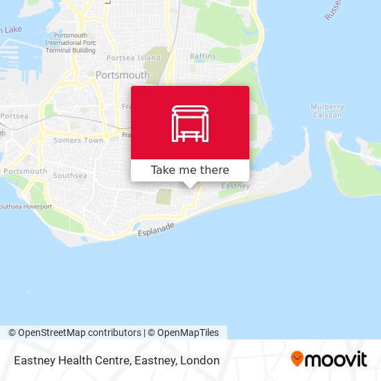 Eastney Health Centre, Eastney map