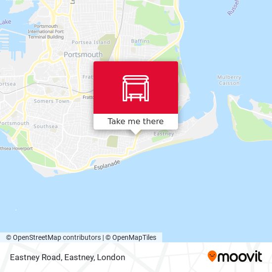 Eastney Road, Eastney map