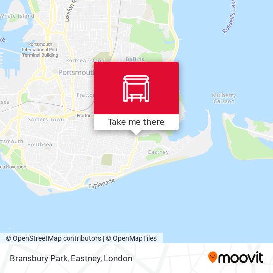 Bransbury Park, Eastney map