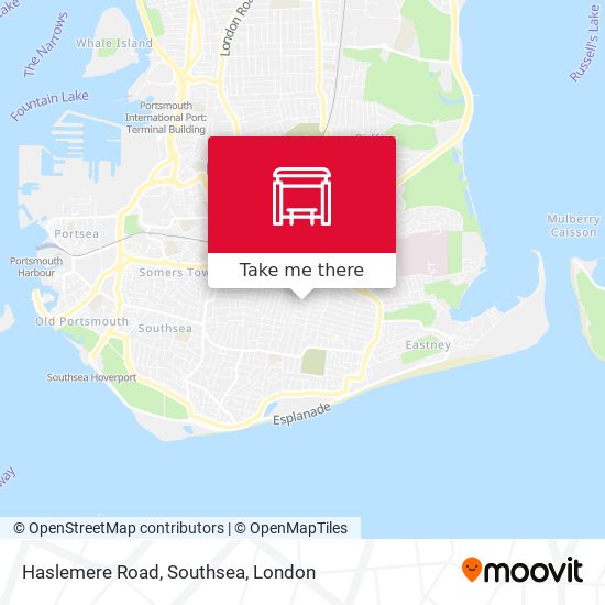 Haslemere Road, Southsea map
