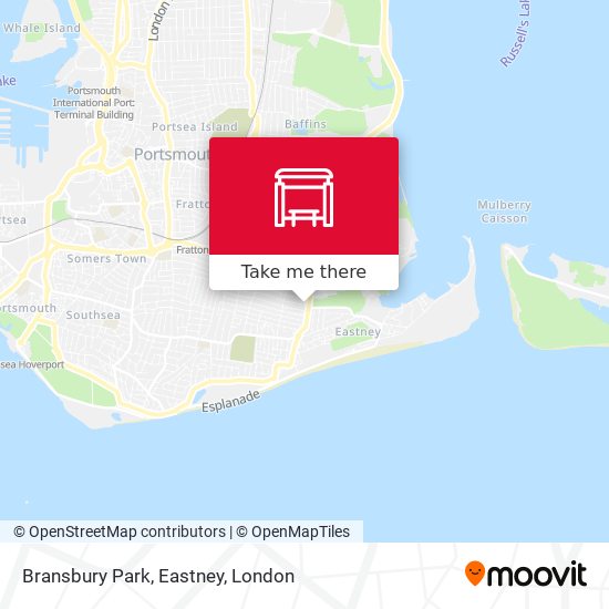 Bransbury Park, Eastney map