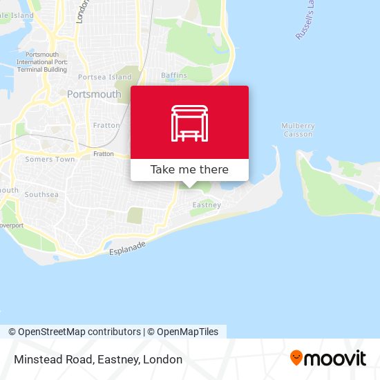 Minstead Road, Eastney map