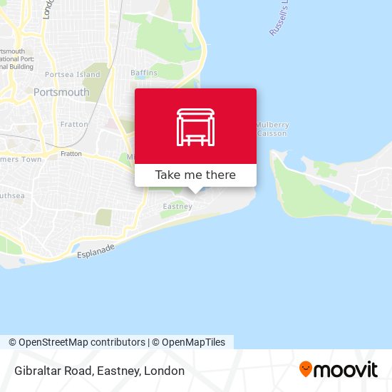 Gibraltar Road, Eastney map