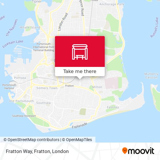 Fratton Way, Fratton map