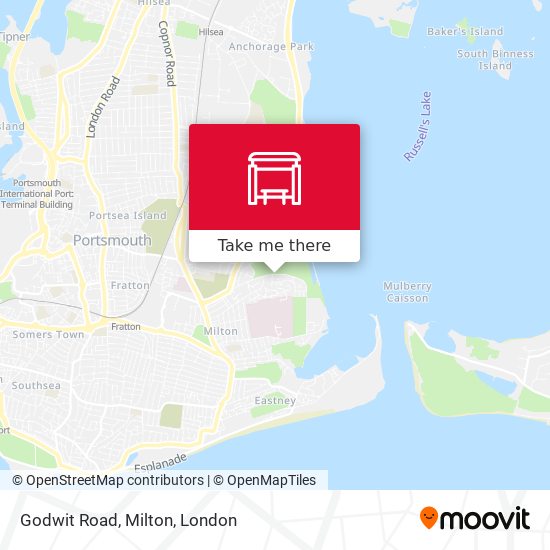 Godwit Road, Milton map