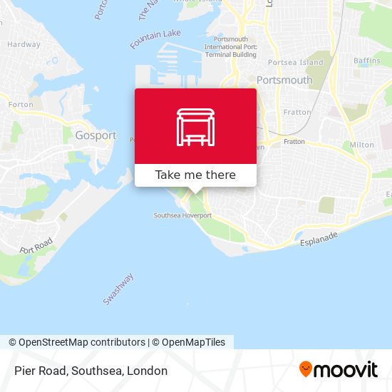 Pier Road, Southsea map