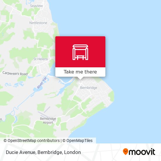 Ducie Avenue, Bembridge map