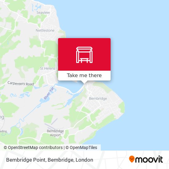 Bembridge Point, Bembridge map