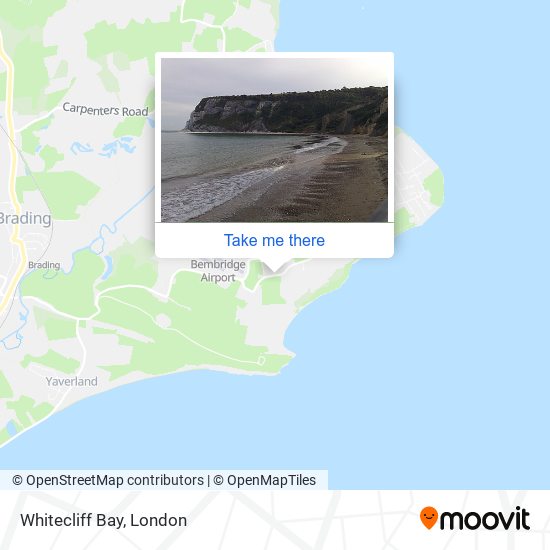 Whitecliff Bay map